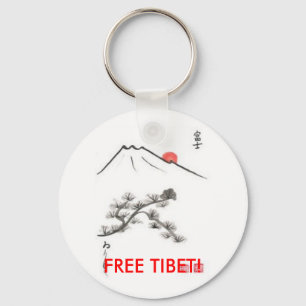 FRIA TIBET! - keychain Nyckelring