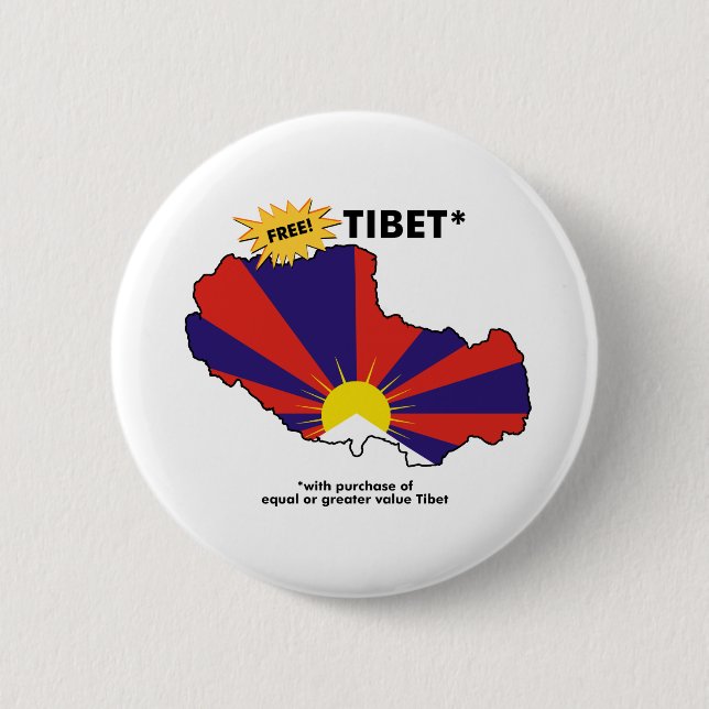 Fria Tibet* Knapp (Framsida)