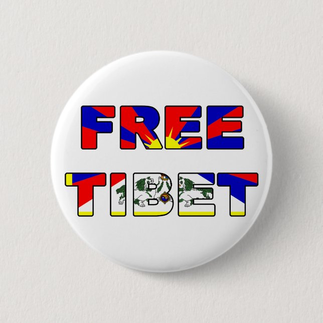 Fria Tibet knäppas Knapp (Framsida)