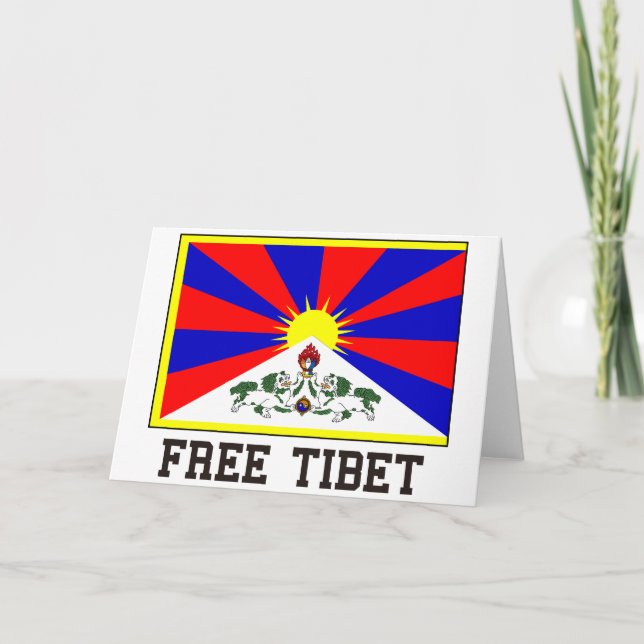 Fria Tibet Kort (Framsida)
