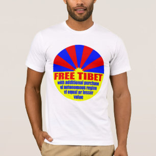 Fria Tibet med den extra köpskjortan T-shirt