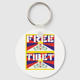 Fria Tibet! Nyckelring