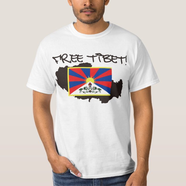 FRIA TIBET! SPARA TIBET! TRÖJA (Framsida)