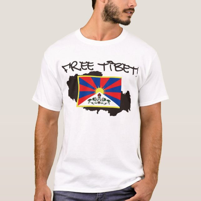 FRIA TIBET! T SHIRT (Framsida)