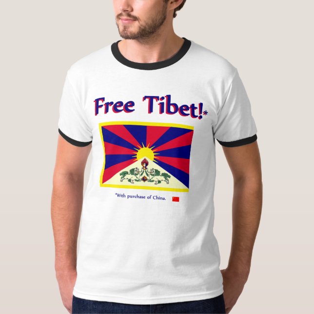 Fria Tibet! * Tee (Framsida)