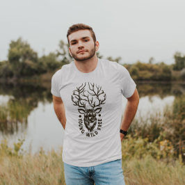 Fria Vilder i hjort utomhus | Manar T-Shirt