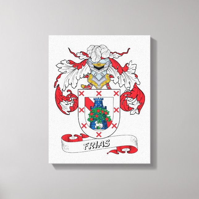 Frias Family Crest Canvastryck (Framsida)
