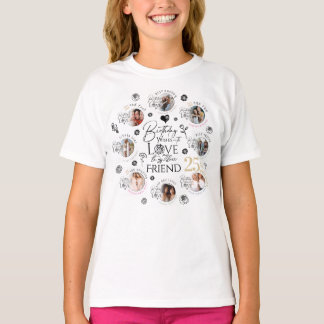 `FriBirthday Photo Collage T Shirt
