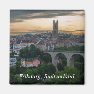 Fribourg Schweiz Photo Magnet