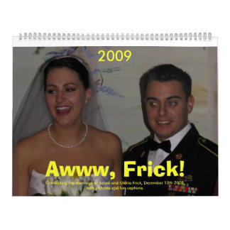 Frick Bröllop 2009-kalender Kalender