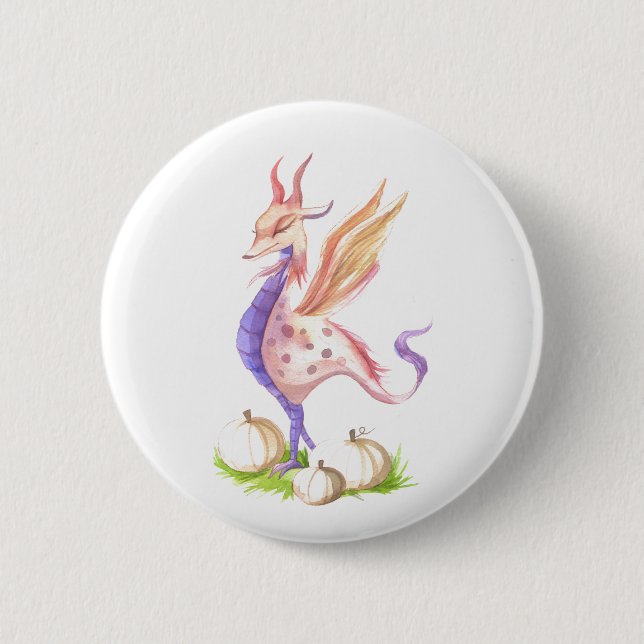 Fricka the Dragon Button Knapp (Framsida)