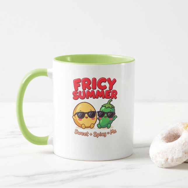 Fricy sommaren 2026 Mugg - Söt Mango Jalapeño Kawa (Med munk)