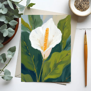 Frid Lyxblomma Blom Måleri Vykort