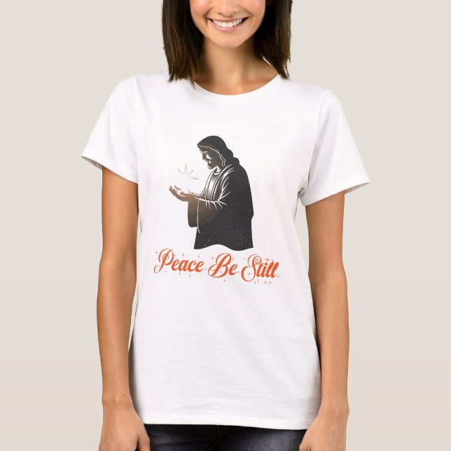 "Frid vare" Jesus med ledstjärna T Shirt (Framsida)