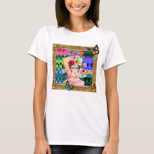 FRIDA Gets Framed, original art t-shirts (Framsida)