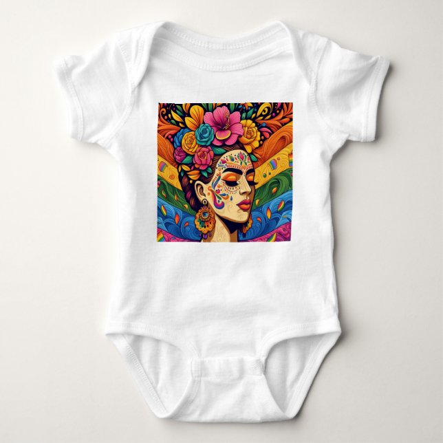Frida inspirerad t shirt (Framsida)