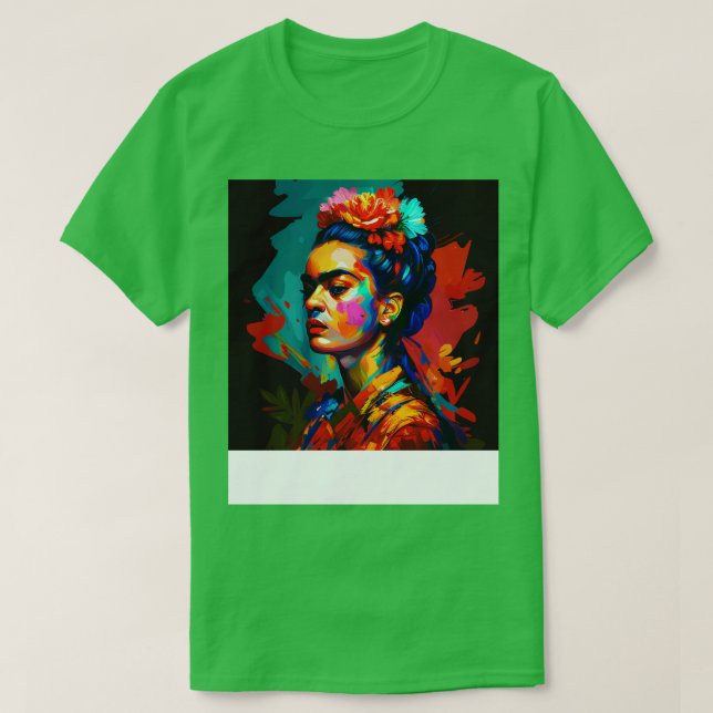 Frida Kahlo 10 T Shirt (Design framsida)