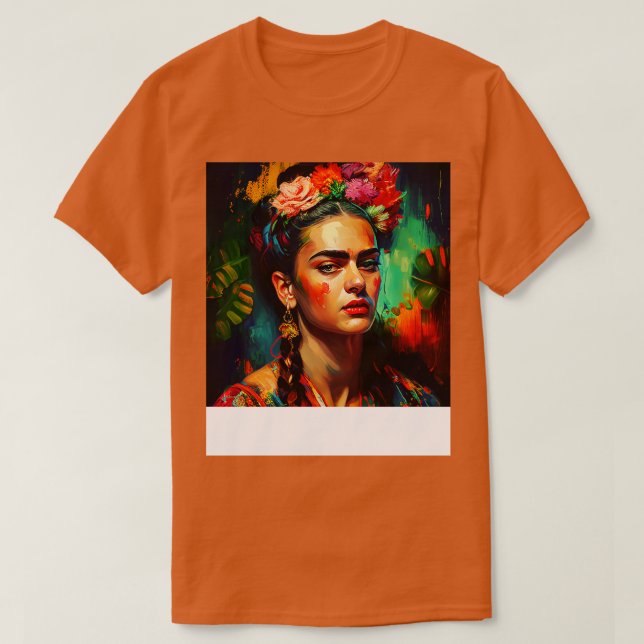 Frida Kahlo 15 T Shirt (Design framsida)
