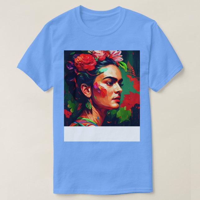 Frida Kahlo 5 T Shirt (Design framsida)