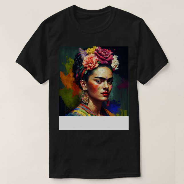Frida Kahlo 8 T Shirt (Design framsida)