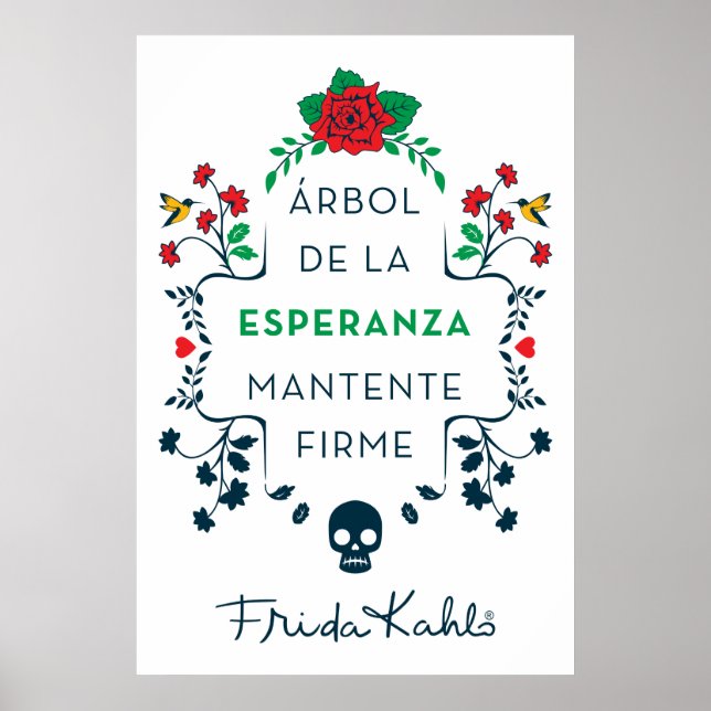 Frida Kahlo | Árbol De La Esperanza Poster (Framsidan)