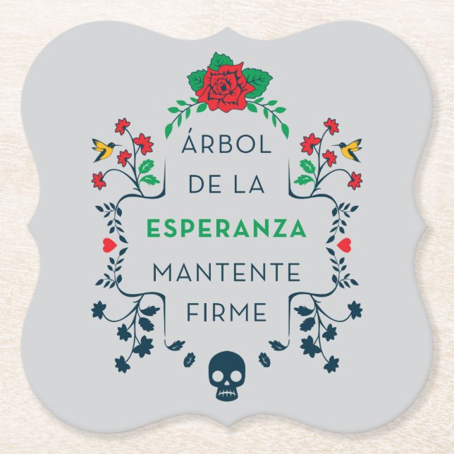 Frida Kahlo | Árbol De La Esperanza Underlägg Papper (Framsida)
