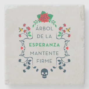 Frida Kahlo   Árbol De La Esperanza Underlägg Sten