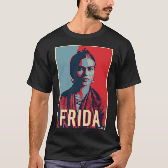 Frida Kahlo Art Paint Classic T-Shirt Essential T- (Framsida)