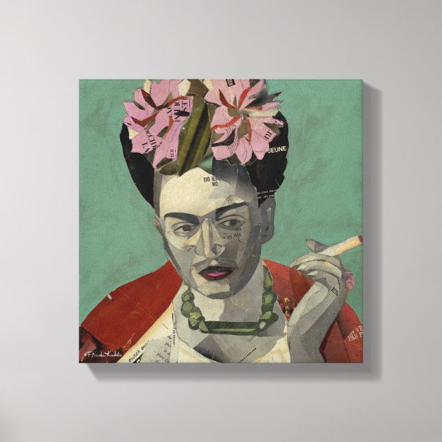 Frida Kahlo av Garcia Villegas Canvastryck (Framsida)