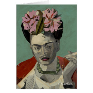 Frida Kahlo av Garcia Villegas Hälsningskort
