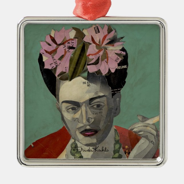 Frida Kahlo av Garcia Villegas Julgransprydnad Metall (Framsidan)