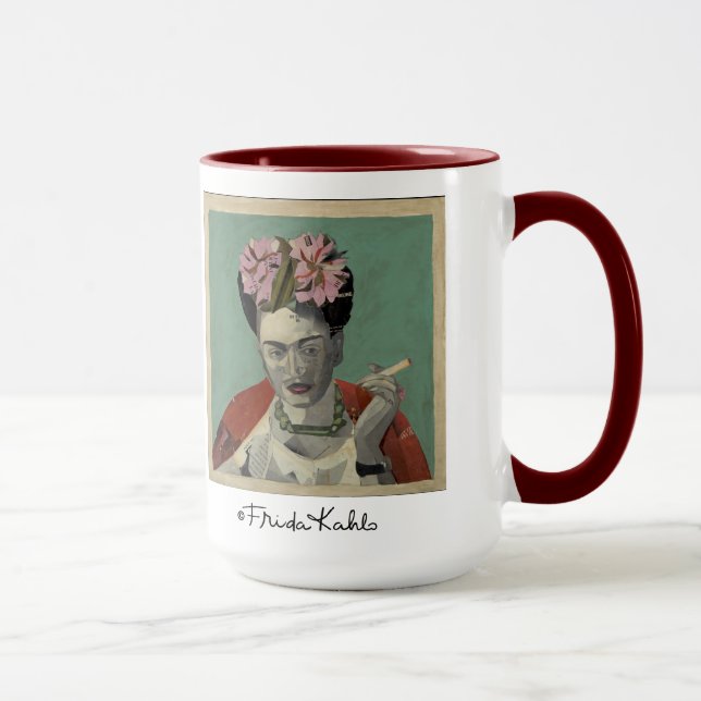 Frida Kahlo av Garcia Villegas Mugg (Höger)