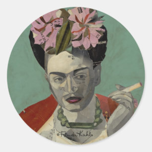 Frida Kahlo av Garcia Villegas Runt Klistermärke