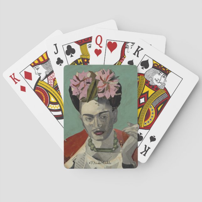 Frida Kahlo av Garcia Villegas Spel Kort (Baksidan)