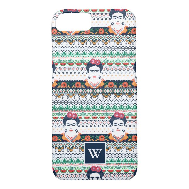 Frida Kahlo| Aztec Case-Mate iPhone Skal (Baksida)