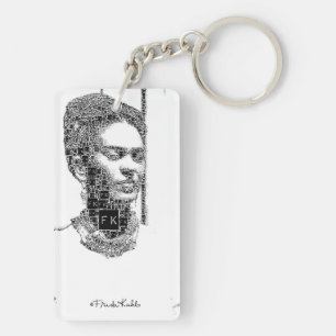 Frida Kahlo Black och White Porträtt