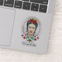 Frida Kahlo | Blommigt av Vintage Klistermärken