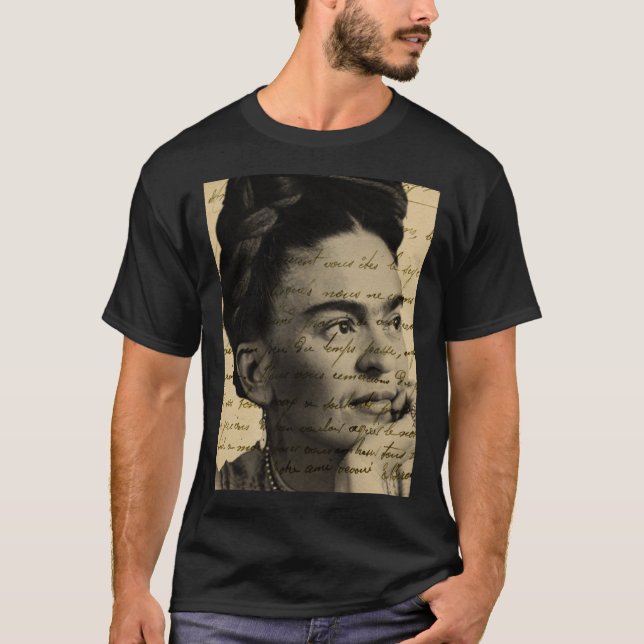 Frida Kahlo Brev Classic T-Shirt Essential T-Sh (Framsida)