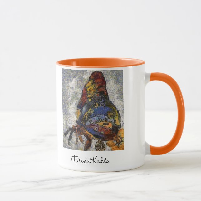 Frida Kahlo Butterfly Monet Inspired Mugg (Höger)