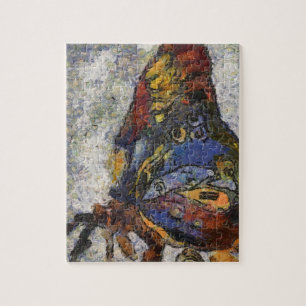 Frida Kahlo Butterfly Monet Inspired Pussel