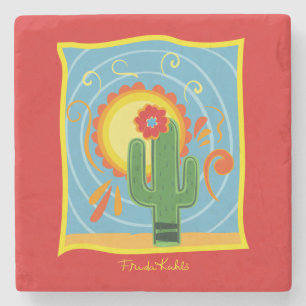 Frida Kahlo Cactus Graphic Stenunderlägg