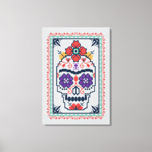Frida Kahlo   Calavera Canvastryck