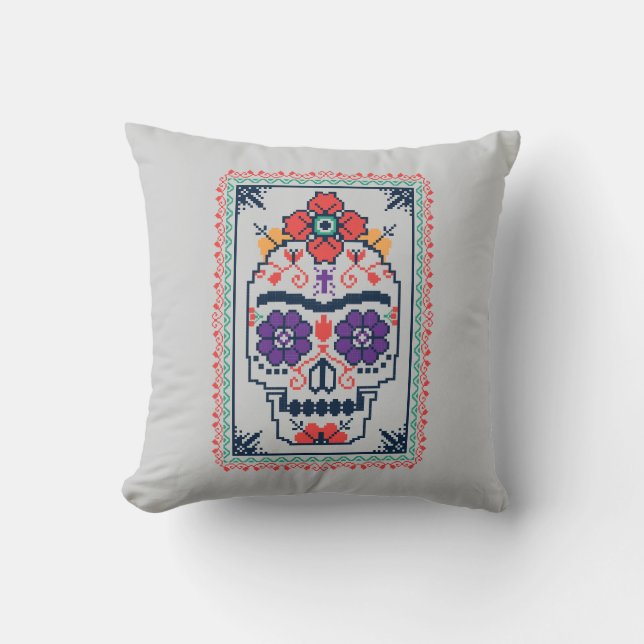 Frida Kahlo | Calavera Kudde (Framsida)