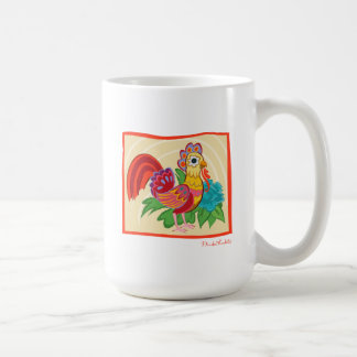 Frida Kahlo Chicken Graphic Kaffemugg