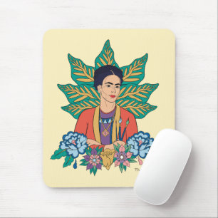 Frida Kahlo Colorful Blommigt Graphic Musmatta
