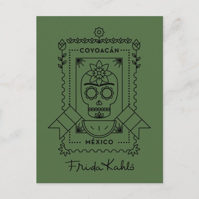 Frida Kahlo | Coyoacá n Vykort (Framsida)