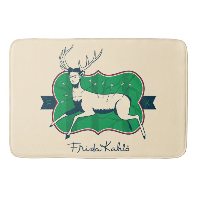 Frida Kahlo | den sårada hjorten Badrumsmatta (Framsidan)