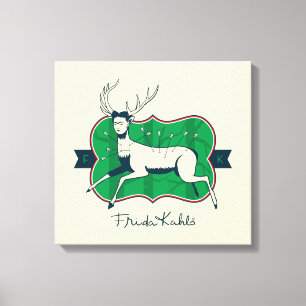 Frida Kahlo den sårada hjorten Canvastryck