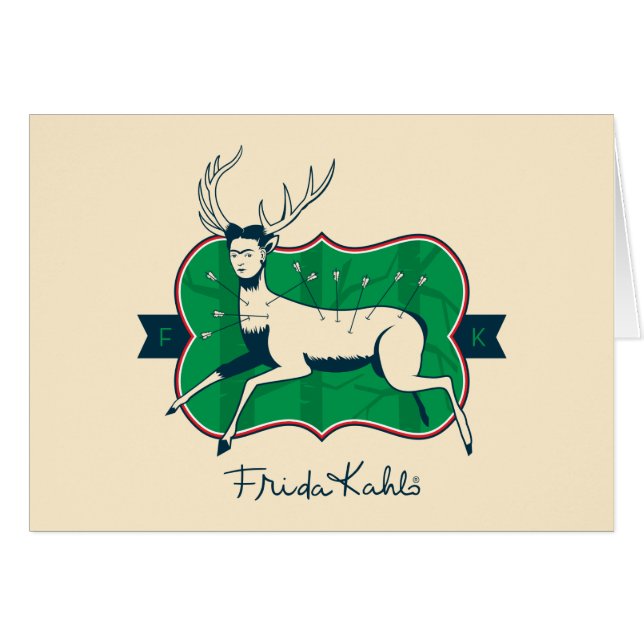 Frida Kahlo | Den skadade Hjorten OBS Kort (Framsidan Horizontal)
