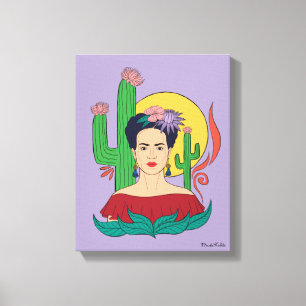 Frida Kahlo Desert Graphic Canvastryck